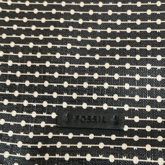 Fossil Black and White Tote Bag - Picture 6 of 8